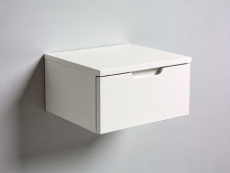 Floating Wall-Mounted Nightstand With Drawer